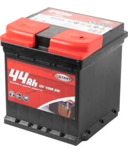 Batteria auto 44ah 12v 420a polo positivo destro cassetta l0